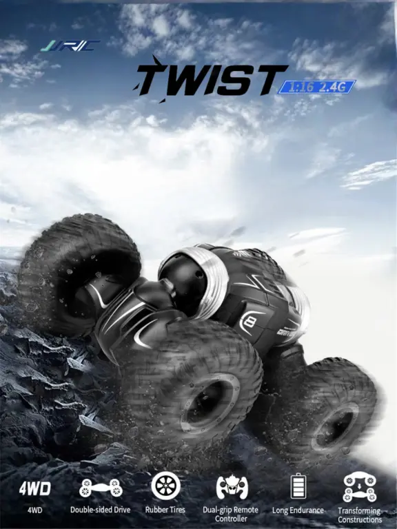 Радиоуправляемая машинка-перевёртыш - JJRC Q70